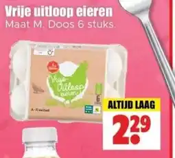 Dirk Vrije uitloop eieren Maat M. Doos 6 stuks. aanbieding