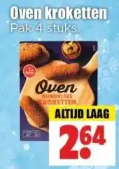 Dirk Oven kroketten Pak 4 stuks. aanbieding