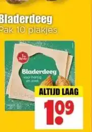 Dirk Bladerdeeg Pak 10 plakjes. aanbieding