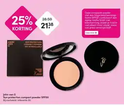 DA John van G Sun protection compact powder SPF50 aanbieding