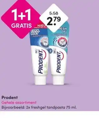 DA Prodent Gehele assortiment aanbieding