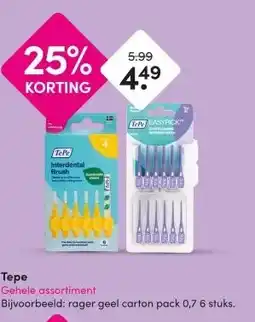 DA Tepe Gehele assortiment aanbieding
