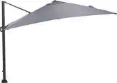 Bol.com Garden Impressions Hawaii Zweefparasol 300x300 cm licht grijs aanbieding