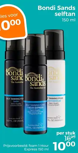 Trekpleister Bondi Sands selftan aanbieding