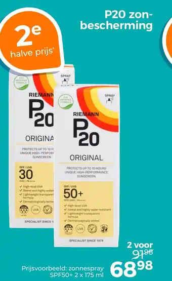 Trekpleister Zonnespray SPF50+ aanbieding