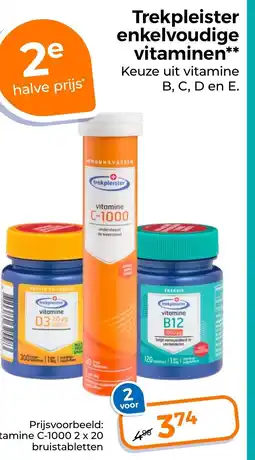 Trekpleister Trekpleister enkelvoudige vitaminen aanbieding