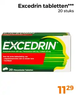 Trekpleister Excedrin tabletten aanbieding