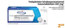 Trekpleister Trekpleister kinderparacetamol kauwtabletten aanbieding