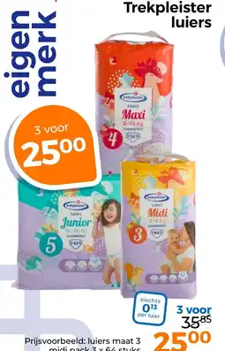 Trekpleister Trekpleister luiers aanbieding