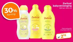 Trekpleister Zwitsal babyverzorging aanbieding