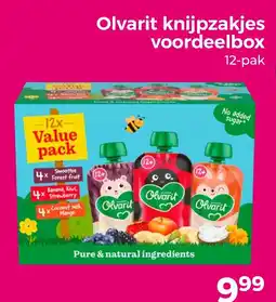 Trekpleister Olvarit knijpzakjes voordeelbox aanbieding