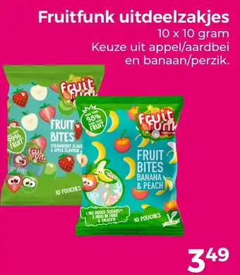 Trekpleister Fruitfunk uitdeelzakjes aanbieding