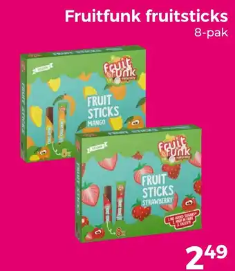 Trekpleister Fruitfunk fruitsticks aanbieding