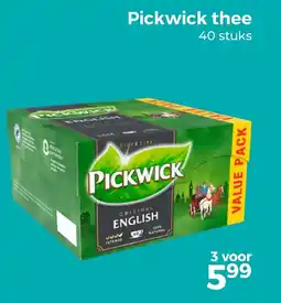 Trekpleister Pickwick thee aanbieding