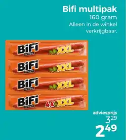 Trekpleister Bifi multipak aanbieding