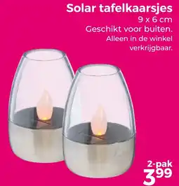 Trekpleister Solar tafelkaarsjes aanbieding