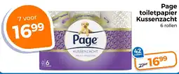 Trekpleister Page toiletpapier Kussenzacht aanbieding