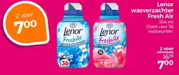 Trekpleister Lenor wasverzachter Fresh Air aanbieding