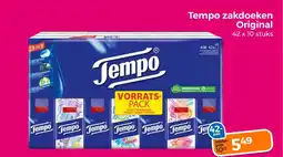 Trekpleister Tempo zakdoeken Original aanbieding
