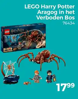 Trekpleister LEGO Harry Potter Aragog in het Verboden Bos aanbieding