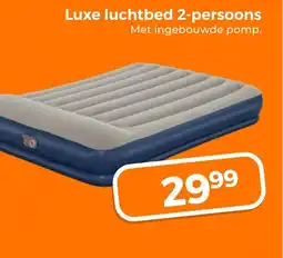 Trekpleister Luxe luchtbed 2-persoons Met ingebouwde pomp. aanbieding