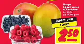 Nettorama Mango, blauwe bessen of frambozen aanbieding
