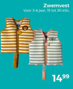 Trekpleister Zwemvest aanbieding