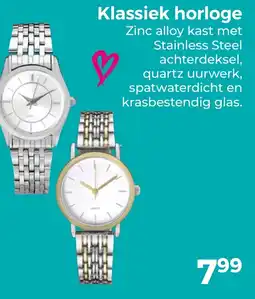 Trekpleister Klassiek horloge aanbieding