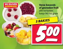 Nettorama Verse bavarois of gesneden fruit aanbieding