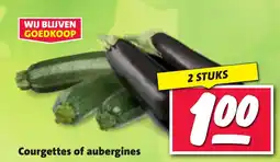 Nettorama Courgettes of aubergines aanbieding