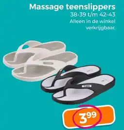 Trekpleister Massage teenslippers aanbieding