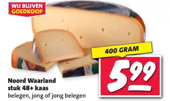 Nettorama Noord Waarland stuk 48+ kaas aanbieding