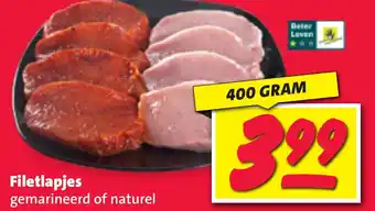 Nettorama Filetlapjes aanbieding