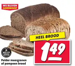 Nettorama Polder meergranen of pompoen brood aanbieding