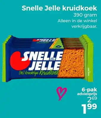 Trekpleister Snelle Jelle kruidkoek aanbieding