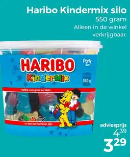 Trekpleister Haribo Kindermix silo aanbieding