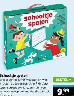 Boekenvoordeel Schooltje spelen aanbieding