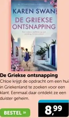 Boekenvoordeel De Griekse ontsnapping aanbieding