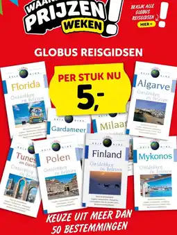 Boekenvoordeel GLOBUS REISGIDSEN aanbieding