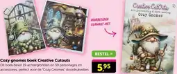 Boekenvoordeel Cozy gnomes boek Creative Cutouts aanbieding