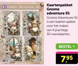 Boekenvoordeel Kaartenpakket Gnome adventure 01 aanbieding