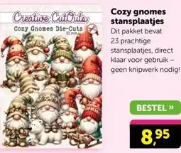 Boekenvoordeel Cozy gnomes stansplaatjes aanbieding
