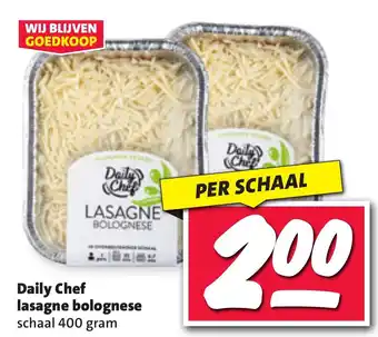 Nettorama Daily Chef lasagne bolognese aanbieding