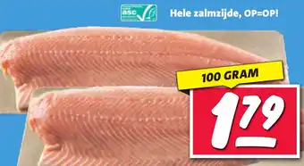 Nettorama Hele zalmzijde aanbieding