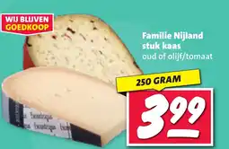 Nettorama Familie Nijland stuk kaas aanbieding