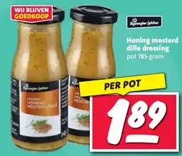 Nettorama Honing mosterd dille dressing aanbieding
