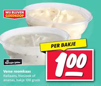 Nettorama Verse roomkaas aanbieding