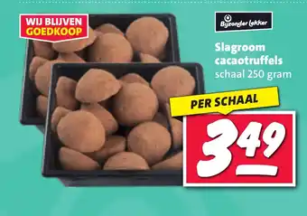 Nettorama Slagroom cacaotruffels aanbieding