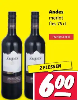 Nettorama Andes merlot aanbieding