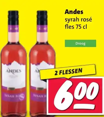 Nettorama Andes aanbieding